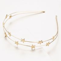 Five-pointed Star  Double-layer Headband main image 1