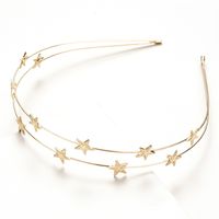 Five-pointed Star  Double-layer Headband main image 6