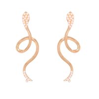 Simple  Exaggerated Snake-shaped Fashion Earrings main image 6