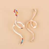Simple  Exaggerated Snake-shaped Fashion Earrings main image 3