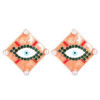 Devil's Eye Exaggerated Earrings main image 1