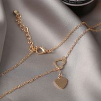 Creative Simple Peach Heart Love Pendant Women's Y-shaped Necklace main image 5