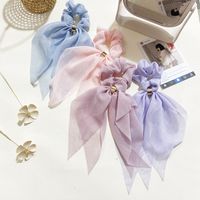 New Double Bow Hair Scrunchies main image 6