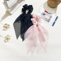 New Double Bow Hair Scrunchies main image 4