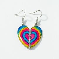 Boucles D&#39;oreilles Simples En Forme De Coeur main image 1