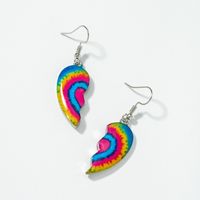 Boucles D&#39;oreilles Simples En Forme De Coeur main image 4