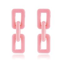New Exaggerated Geometric Square Acrylic Earrings main image 6