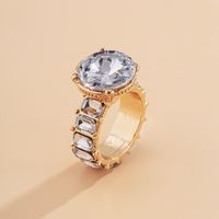 Creative Emerald Diamond Ring main image 4