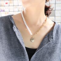Korea  Asymmetric Pearl Necklace main image 2