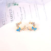 Butterfly Exquisite C-shaped Earring S925 Silver main image 5