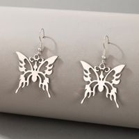 Fashion Hollow Butterfly Earrings sku image 2