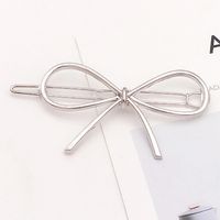 Exquisite Metal Round Triangle And Moon Hair Clip 6-piece Set sku image 5