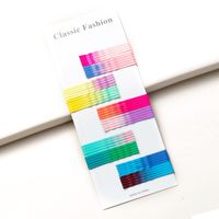 Rainbow Gradient Candy Color Hairpin sku image 1