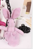 Korean  Fashion Wild Cute Leather Rabbit Long Necklace sku image 3