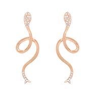 Simple  Exaggerated Snake-shaped Fashion Earrings sku image 2