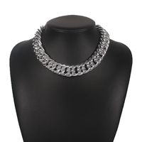 Thick Chain Exaggerated Fashion Trendy Necklace sku image 5