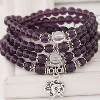 Korean Trendy Fashion Zodiac Purple Beautiful Bracelet main image 6