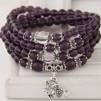 Korean Trendy Fashion Zodiac Purple Beautiful Bracelet main image 7