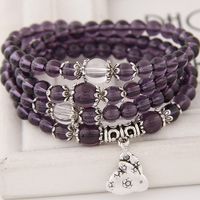 Korean Trendy Fashion Zodiac Purple Beautiful Bracelet main image 10
