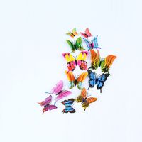 Three-dimensional Butterfly Wall Sticker 12 Pieces Set main image 6