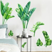 Tropical Green Plant Wall Stickers main image 5