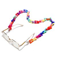 Resin Transparent Colorful Glasses Chain main image 3
