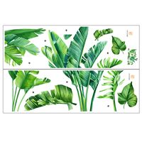 Tropical Green Plant Wall Stickers sku image 1
