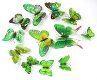 Kreative Schmetterling Wandaufkleber 12-teiliges Set sku image 3