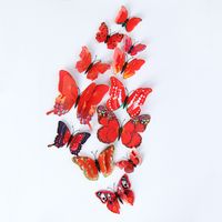 Kreative Schmetterling Wandaufkleber 12-teiliges Set sku image 8