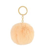 Cute Solid Color Alloy Keychain sku image 1