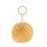 Cute Solid Color Alloy Keychain sku image 2