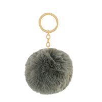 Rex Rabbit Fur Ball Keychain sku image 4