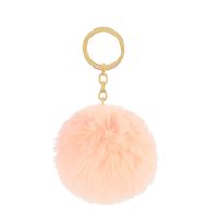 Cute Solid Color Alloy Keychain sku image 9