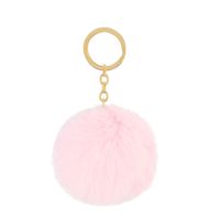 Cute Solid Color Alloy Keychain sku image 10