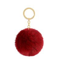 Cute Solid Color Alloy Keychain sku image 15