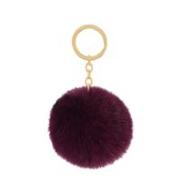 Cute Solid Color Alloy Keychain sku image 16