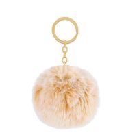 Cute Solid Color Alloy Keychain sku image 21