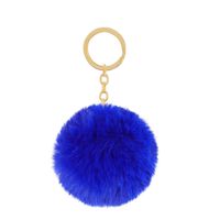 Cute Solid Color Alloy Keychain sku image 22