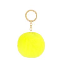 Cute Solid Color Alloy Keychain sku image 28