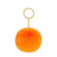 Cute Solid Color Alloy Keychain sku image 29