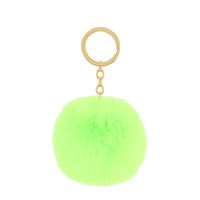 Cute Solid Color Alloy Keychain sku image 30