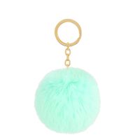 Cute Solid Color Alloy Keychain sku image 32