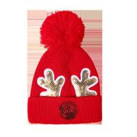 Children's Christmas Deer Knit Hat main image 6