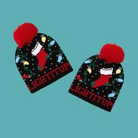 Christmas Wool Ball Knitted Hat main image 1