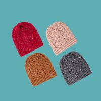 Fashion Linen Pattern Knitted Hat main image 6