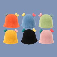 Candy Color Fashion Knitted Basin Hat main image 1