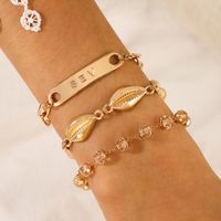 Fashion Exaggerated Alloy Shell Bracelet main image 1