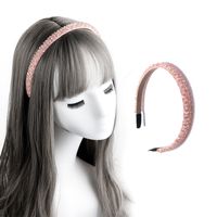 Korean  Crystal Beaded  Fashion Sweet Headband main image 4