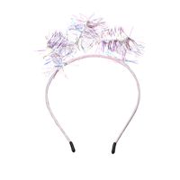 Fashion Laser Bright Silk Multicolor Crown Headband main image 6