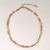 Simple New Golden Necklace sku image 2